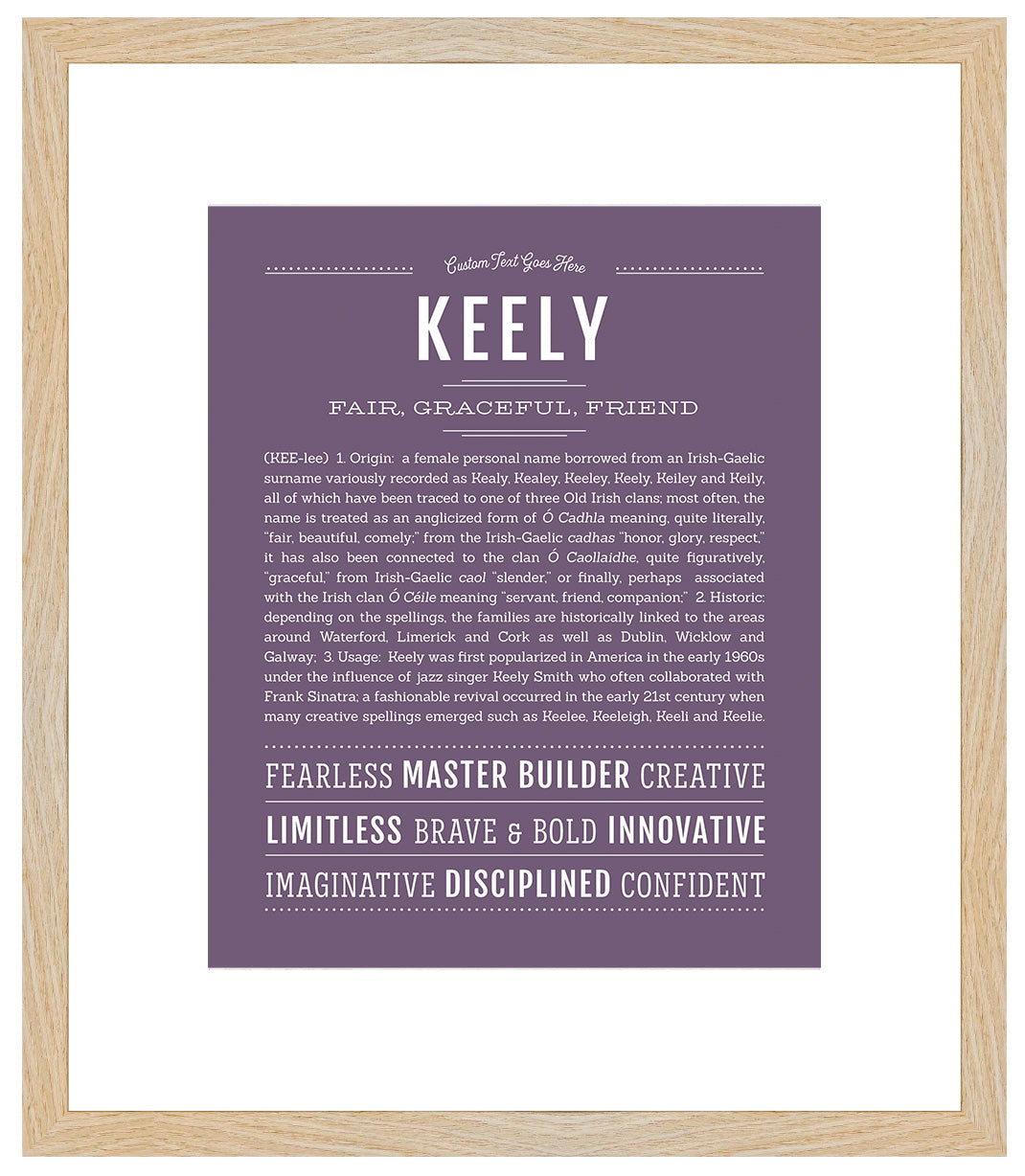 Keely | Name Art Print