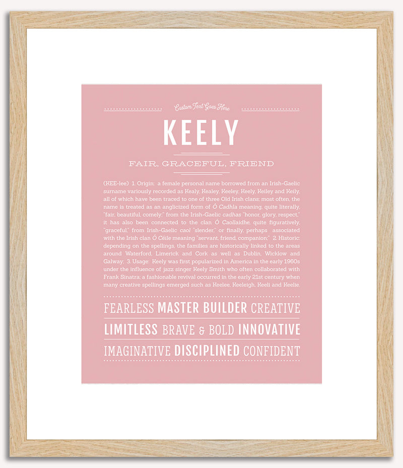 Keely | Name Art Print