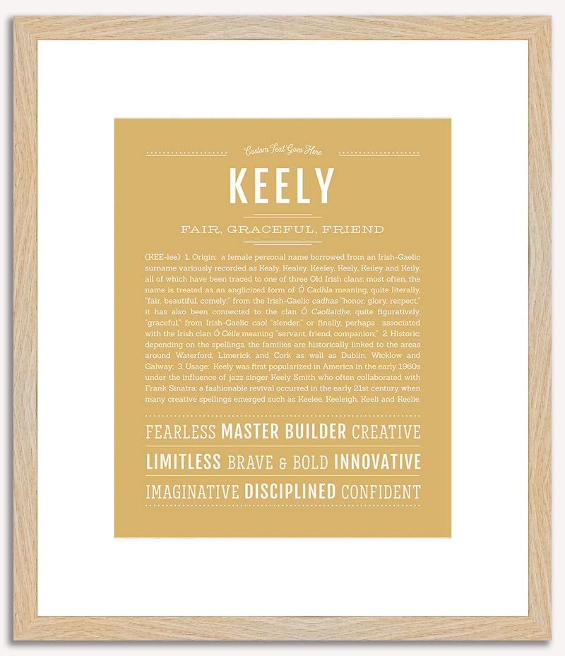 Keely | Name Art Print