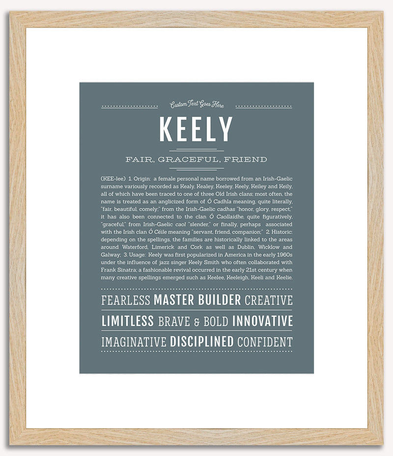 Keely | Name Art Print