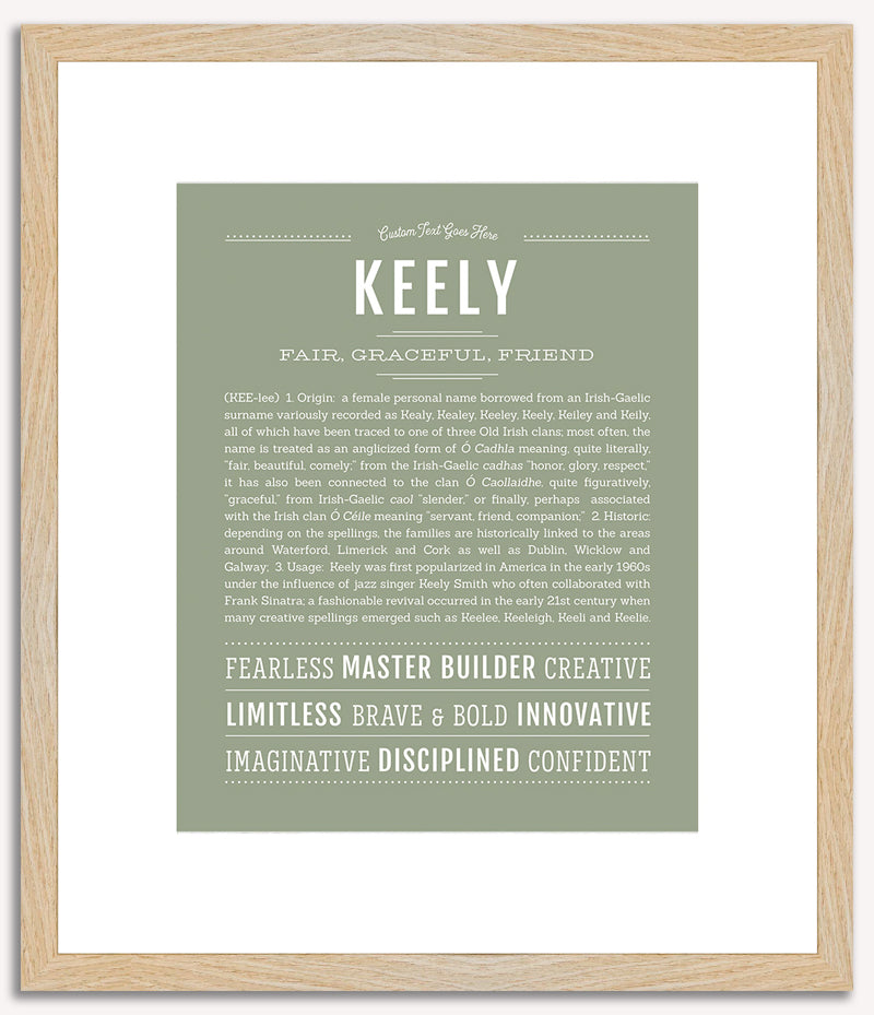 Keely | Name Art Print