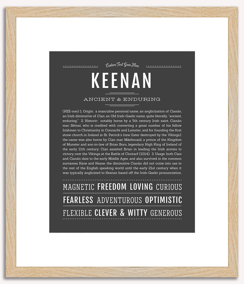 Keenan | Name Art Print