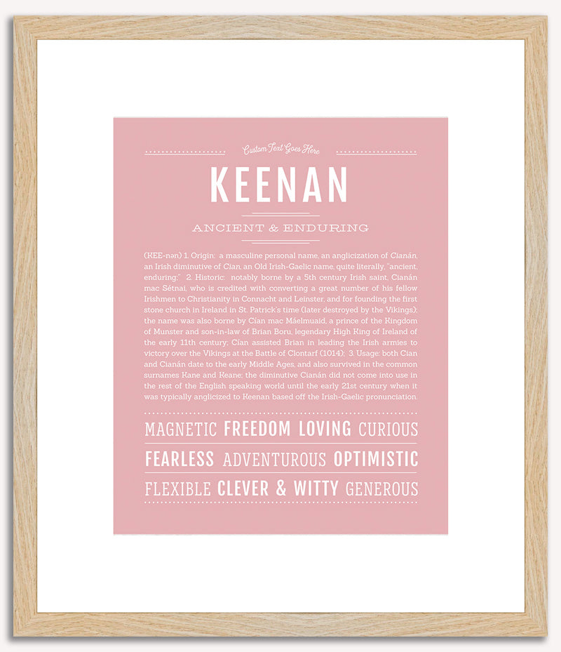 Keenan | Name Art Print