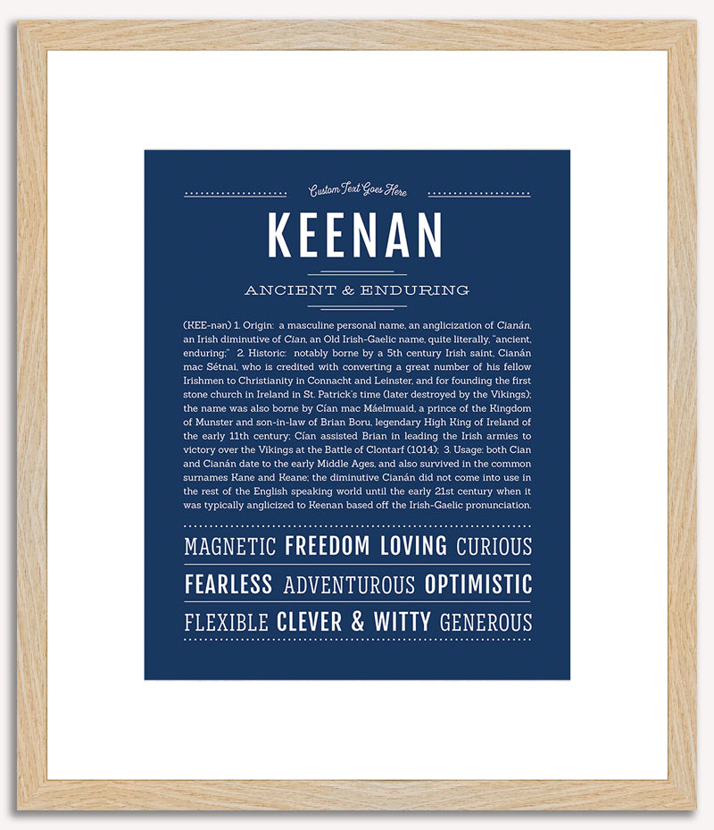 Keenan | Name Art Print