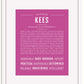 Frame Options | Dark Pink | White Frame, Matted