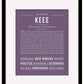 Frame Options | Deep Purple | Black Frame, Matted
