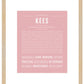 Frame Options | Dusty Rose | Maple Frame, Matted