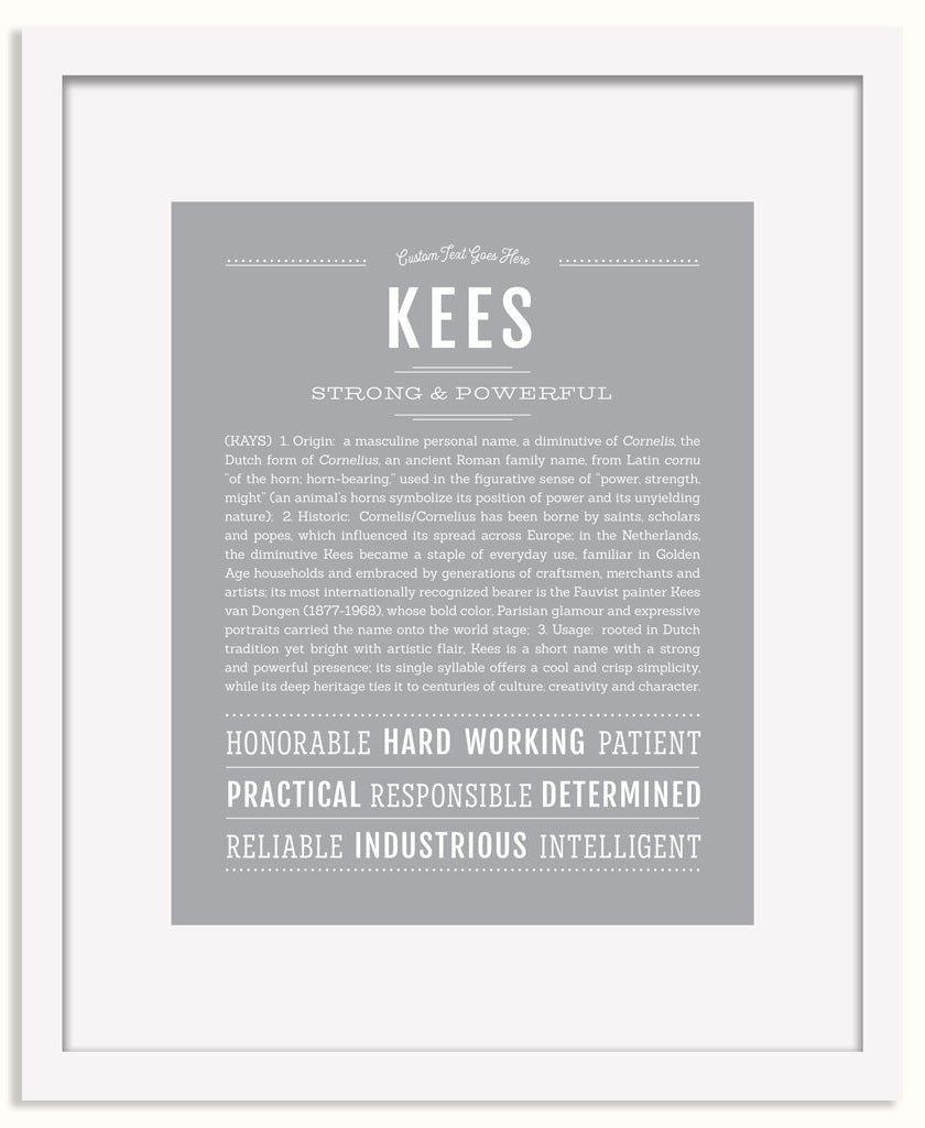 Frame Options | Light Gray | White Frame, Matted