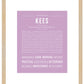Frame Options | Lilac | Maple Frame, Matted