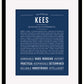 Frame Options | Midnight Blue | Black Frame, Matted
