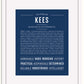 Frame Options | Midnight Blue | White Frame, Matted