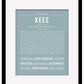 Frame Options | Powder Blue | Black Frame, Matted