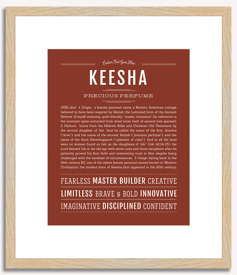 Keesha | Name Art Print