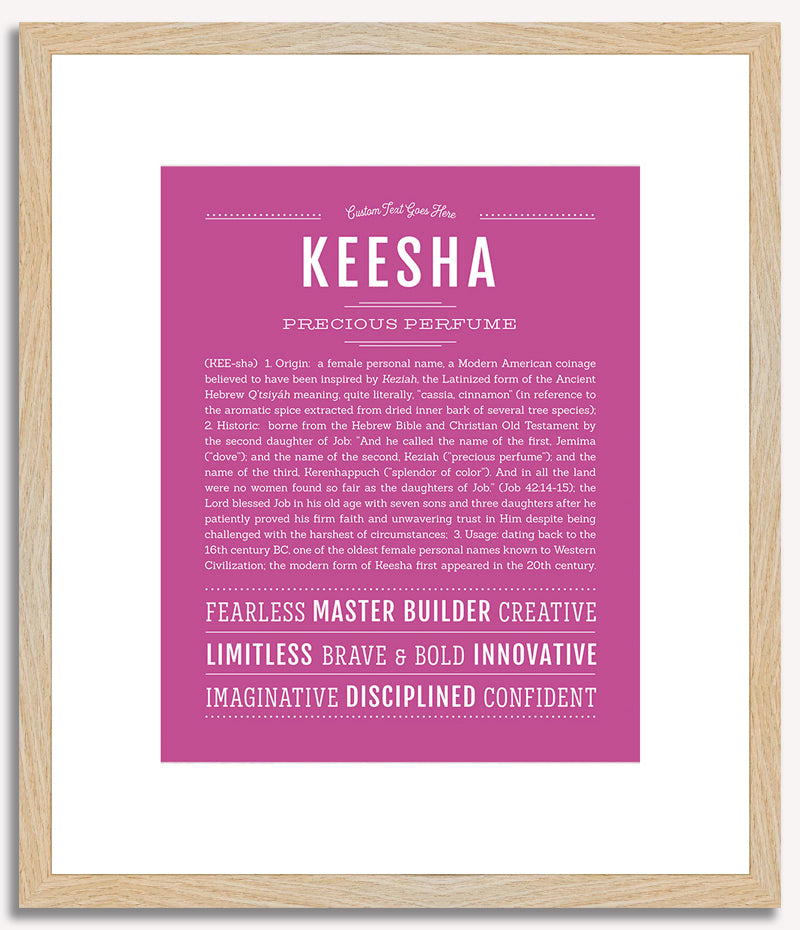 Keesha | Name Art Print