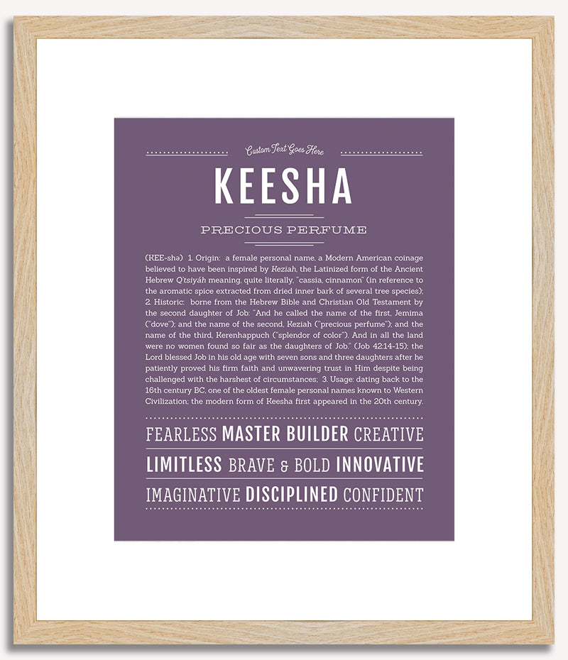 Keesha | Name Art Print