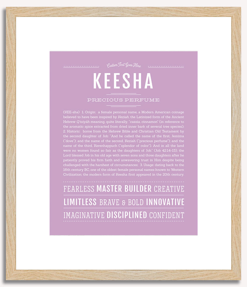 Keesha | Name Art Print