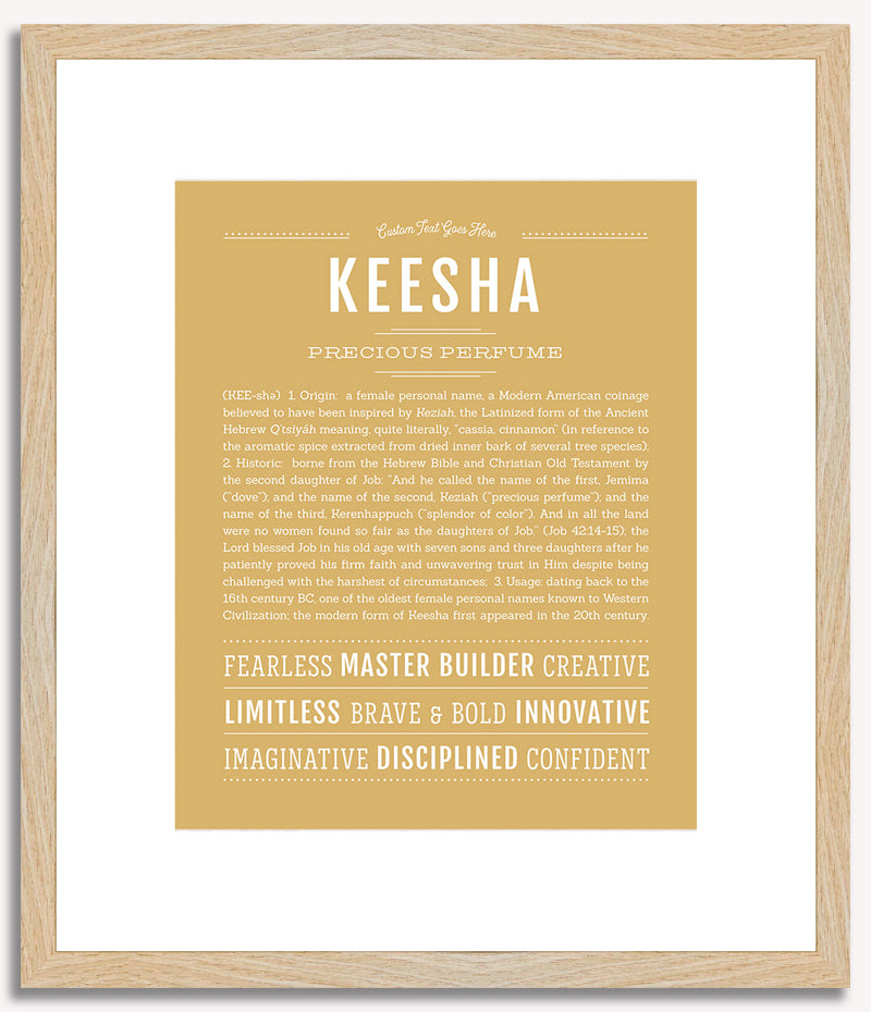 Keesha | Name Art Print