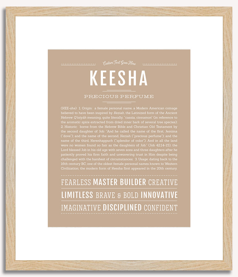 Keesha | Name Art Print