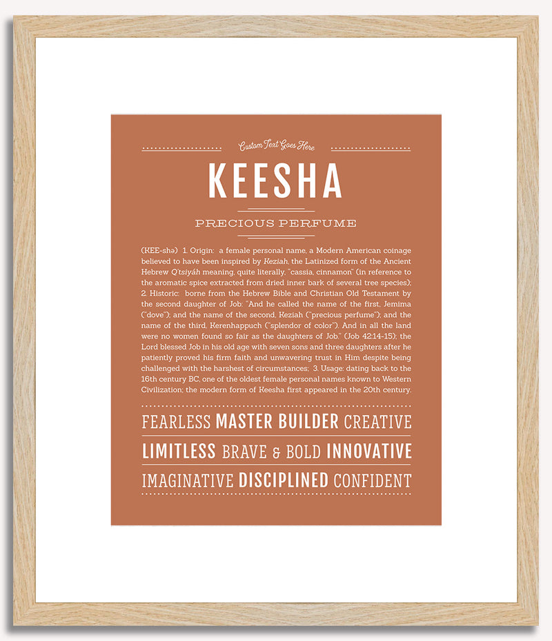 Keesha | Name Art Print