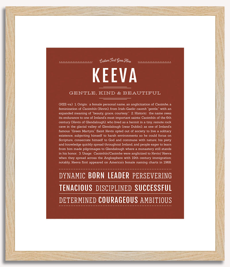 Keeva | Name Art Print