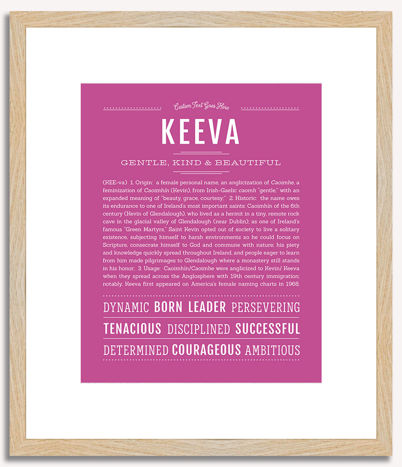 Keeva | Name Art Print