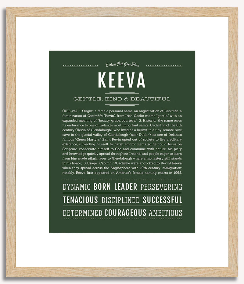 Keeva | Name Art Print