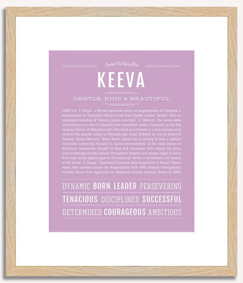 Keeva | Name Art Print