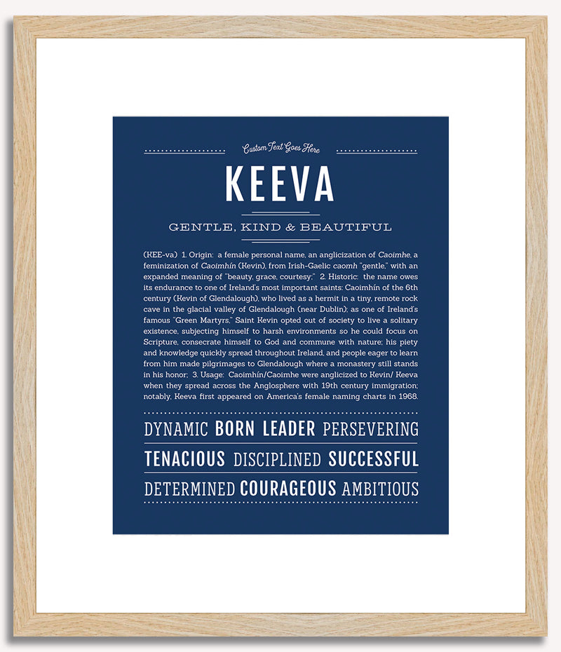 Keeva | Name Art Print