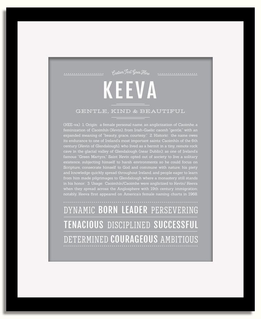 Frame Options | Sage | Black Frame, Matted