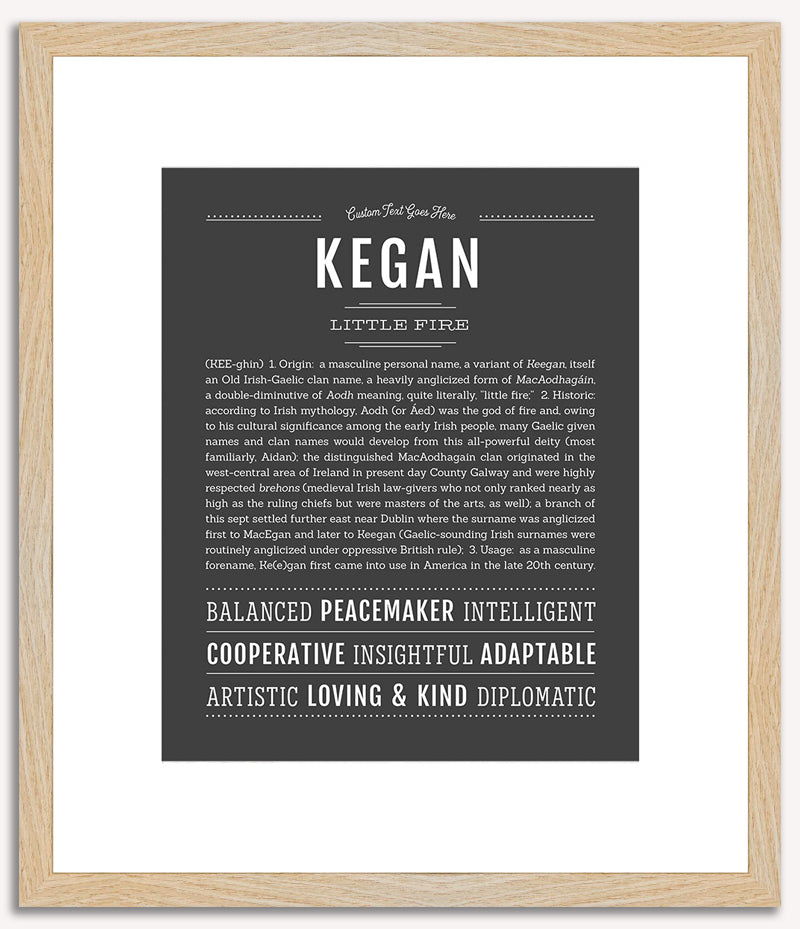 Kegan | Name Art Print