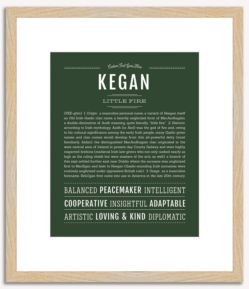 Kegan | Name Art Print