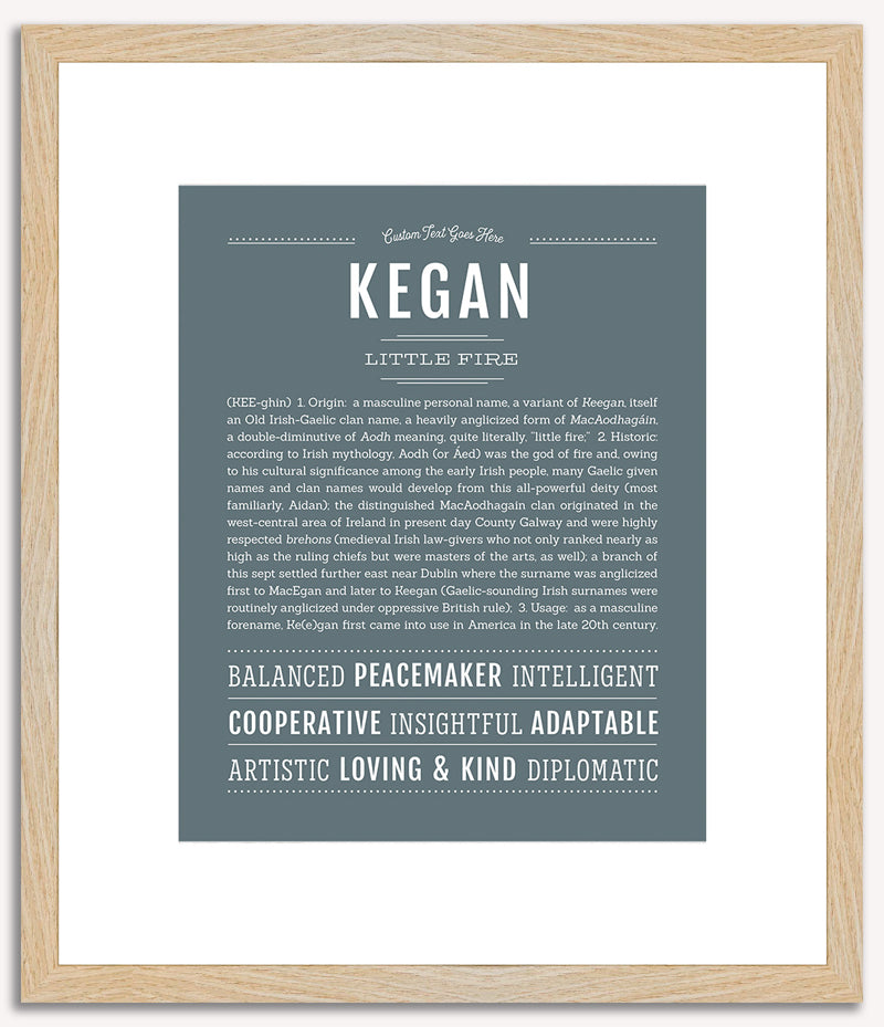 Kegan | Name Art Print