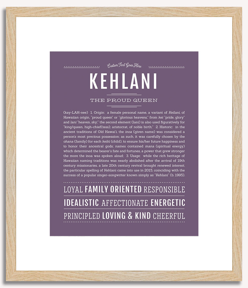 Kehlani | Name Art Print