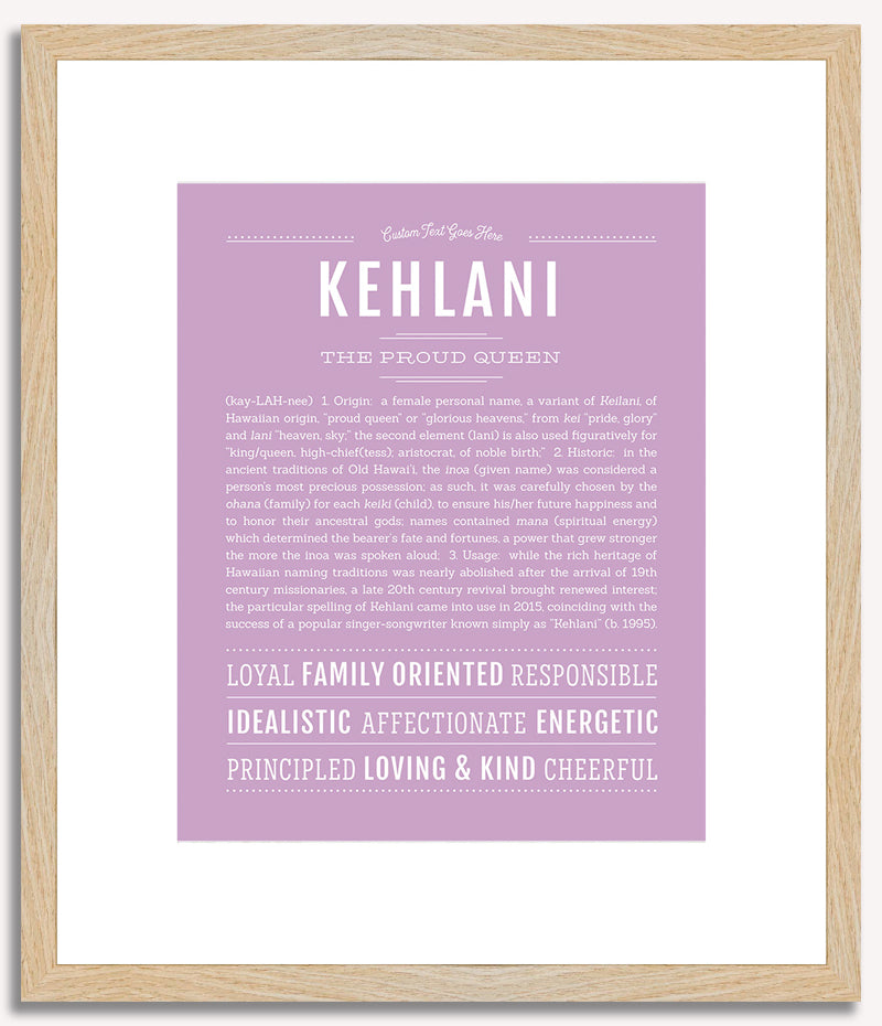 Kehlani | Name Art Print