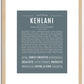 Kehlani | Name Art Print