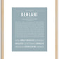 Kehlani | Name Art Print