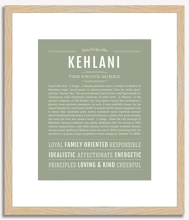 Kehlani | Name Art Print