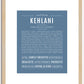 Kehlani | Name Art Print