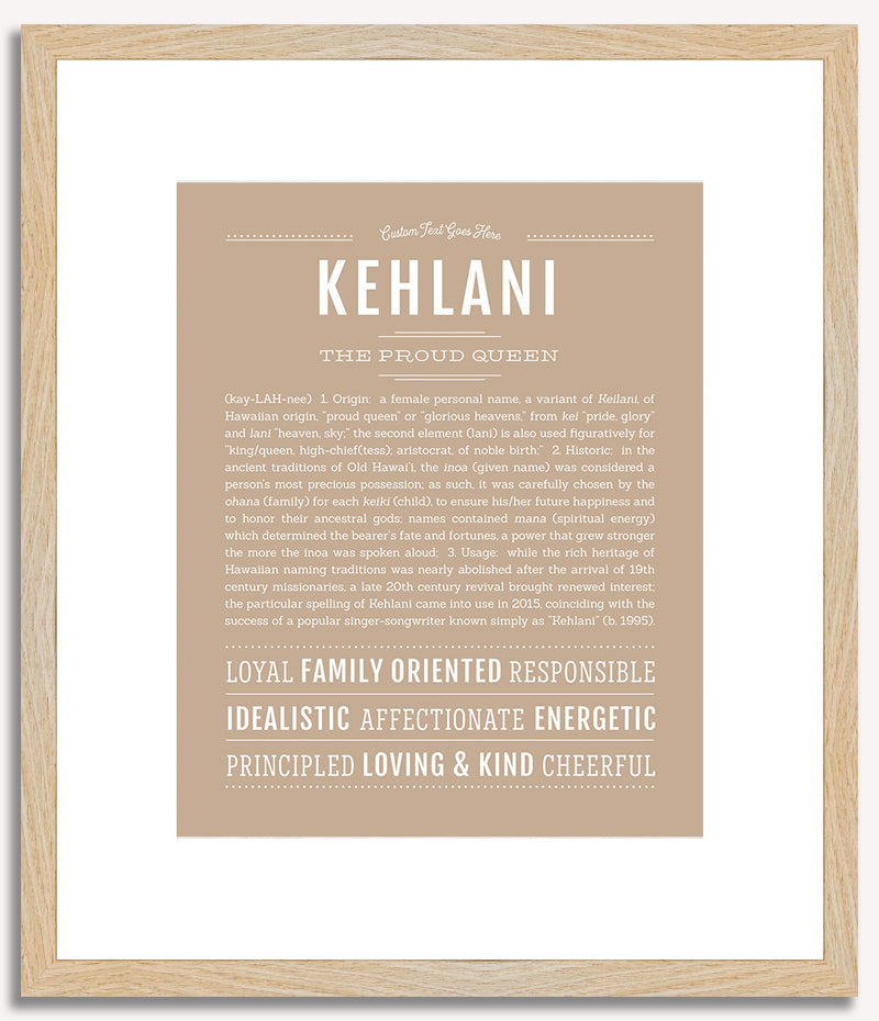 Kehlani | Name Art Print