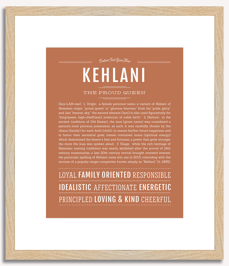 Kehlani | Name Art Print