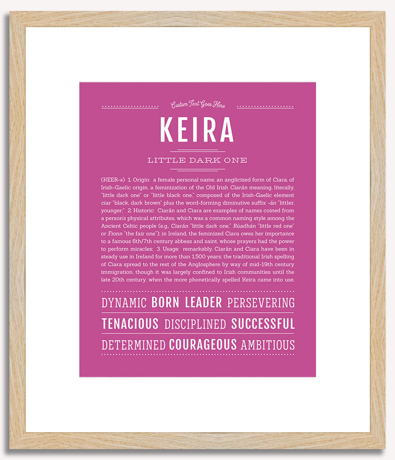 Keira | Name Art Print