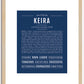 Keira | Name Art Print