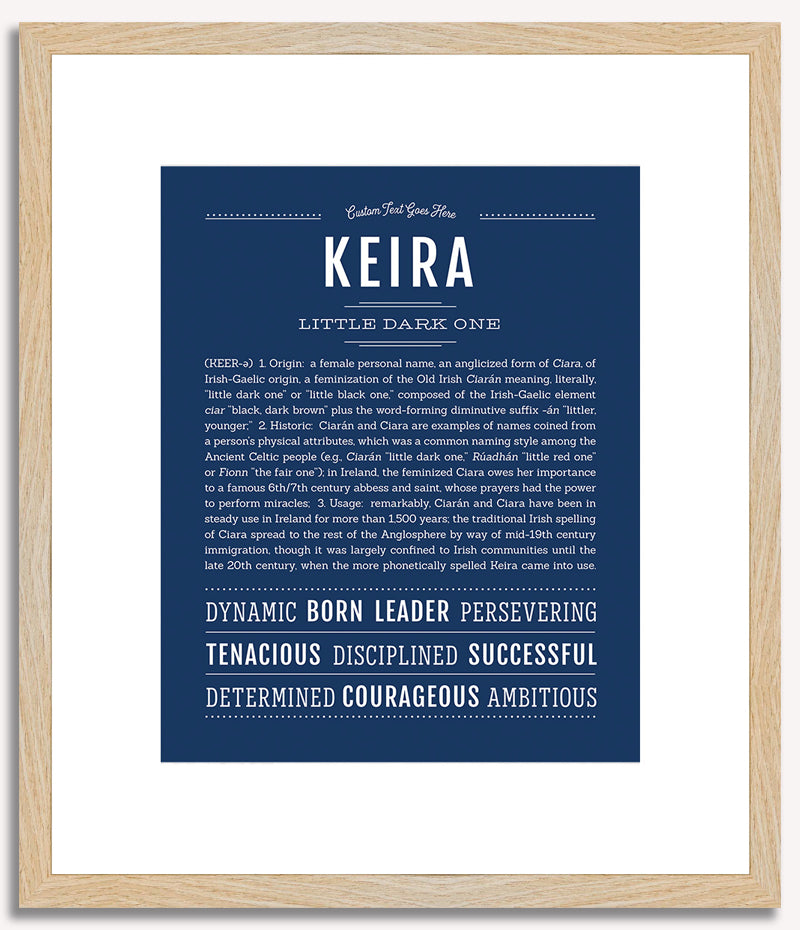 Keira | Name Art Print