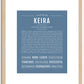 Keira | Name Art Print