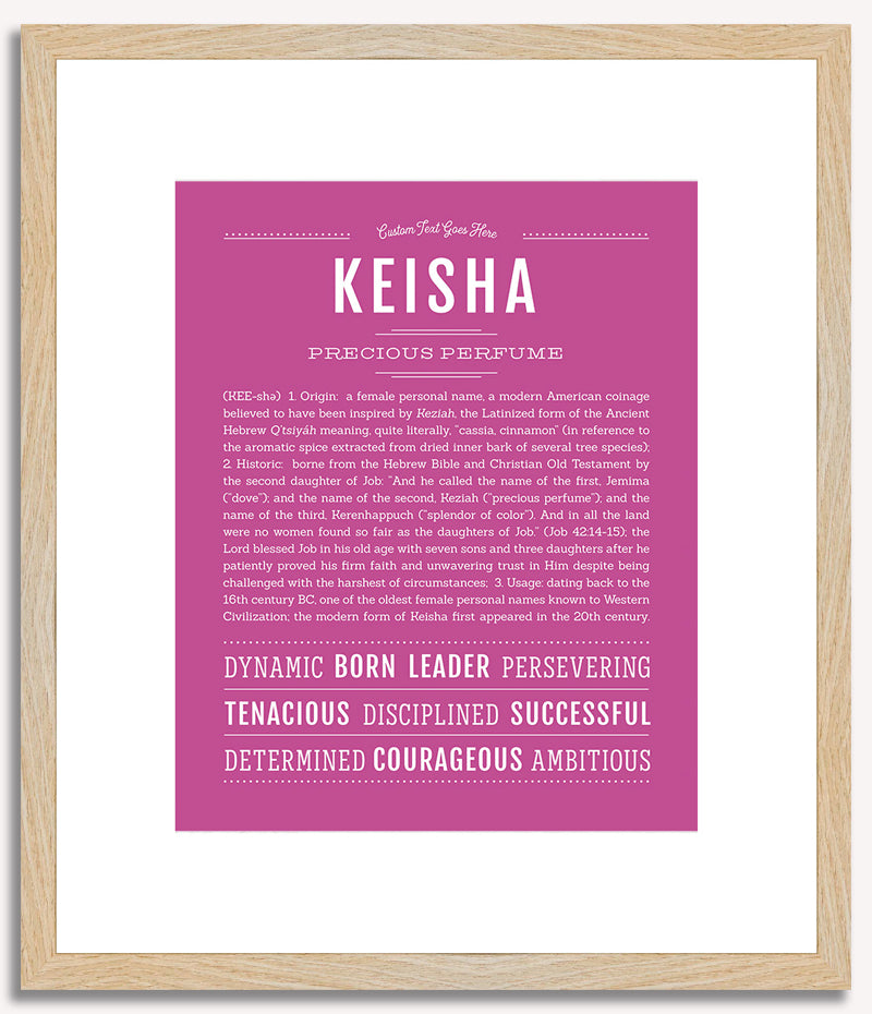 Keisha | Name Art Print