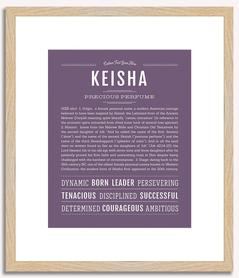 Keisha | Name Art Print