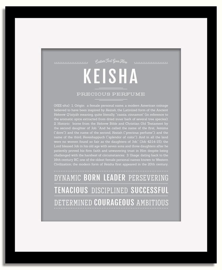 Frame Options | Sage | Black Frame, Matted