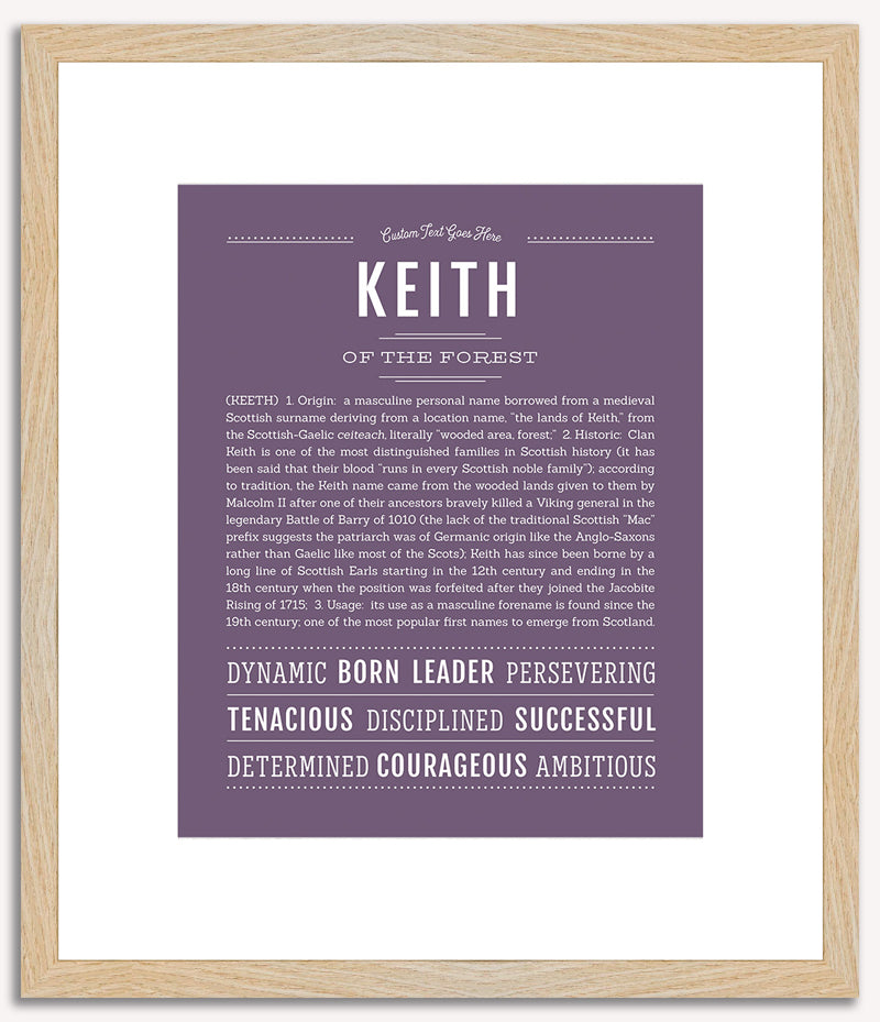 Keith | Name Art Print