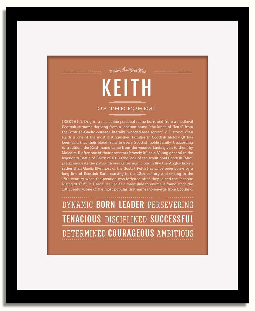 Frame Options | Terra Cotta | Black Frame, Matted