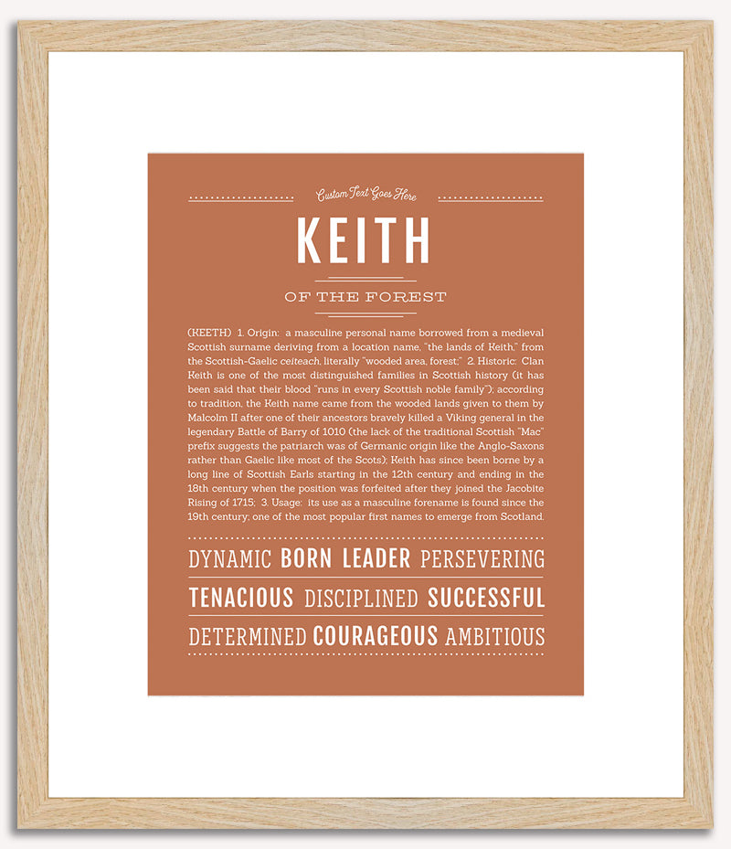 Keith | Name Art Print